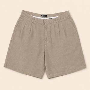 Brandini Linen Blend Shorts Beige Neutral Coastal Old Money Size 40